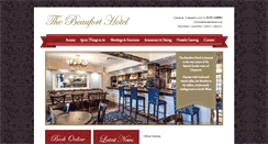 Desktop Screenshot of beauforthotelchepstow.com